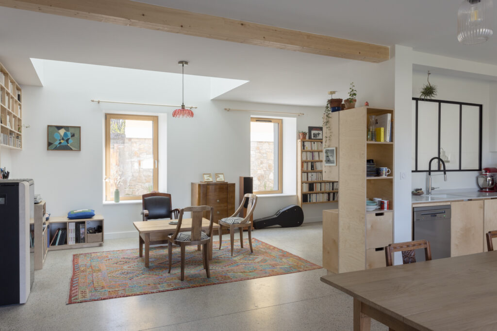 CHLOE JOUET - ARCHITECTE  - CRU(E) - NANTES salon maison MB